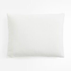 H&M Home white muslin pillowcase